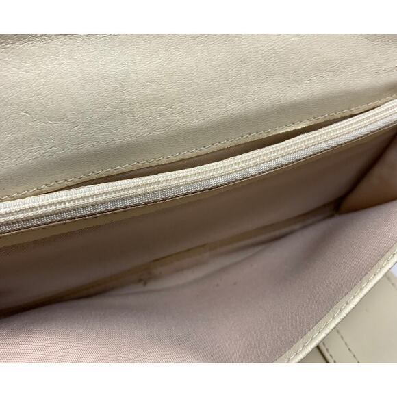 Etienne Aigner Natural Wicker Raffia Clutch Continental Wallet Organizer - Picture 8 of 8